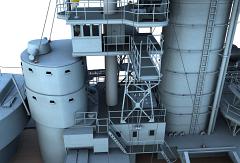 CK114-Partial Ship-Port Side-Command Bridge